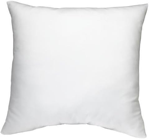 ROHI Square Poly Pillow Insert, 12" L X 12" W, White