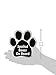 Imagine This Paw Car Magnet, Spoiled Boxer on Board, 5-1/2-Inch by 5-1/2-Inch