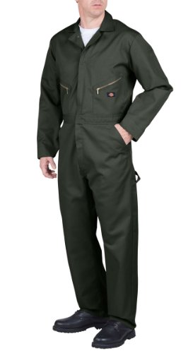 4879 - Deluxe Coverall - Blended , Size: Small X RegULar, Color: Olive Green