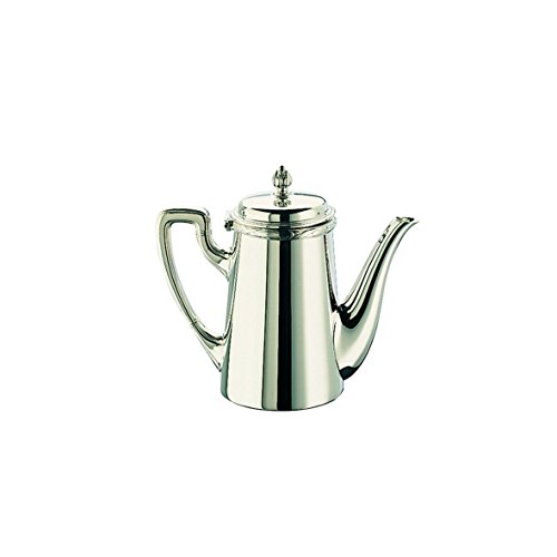 Broggi Rubans Kaffeekanne mit Tülle cl.48 Versilberte Alpaka Broggi Rubans Kaffeekanne mit Tülle cl.48 Versilberte Alpaka Bilder