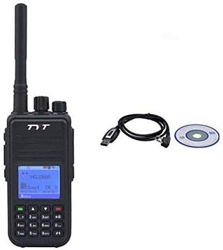 GZHUANGZHUANG TYT MD380 Portable DMR Digital VHF136-174MHz Two Way Radio + USB Programming Cable