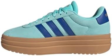 adidas Donna VL Court Bold Shoes, Flash Aqua/Royal Blue/Gold Metallic, 36 EU