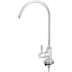 Robinet de cuisine - Robinet en alliage de zinc Robinet à levier unique Bec orientable Bec Mitigeur Cuisine Robinetterie Filtre à eau potable chromé