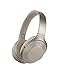 Price comparison product image Sony MDR-1000X Wireless Bluetooth Noise Cancelling Ambient Sound Touch Sensor High Resolution Audio Headphones - Beige