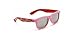 Baby Toddler Pink & Red Wayfarer Sunglasses with Soft Durable Plastic Frame and Black Smoked Lenses Providing Full UV 100% Protection Ideal for 0 to 3 Years