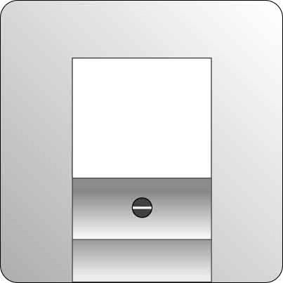 Preisvergleich Produktbild Elso Zentralplatte Fernmit Anschlussdose TAE FAB, reinweiß, 226014