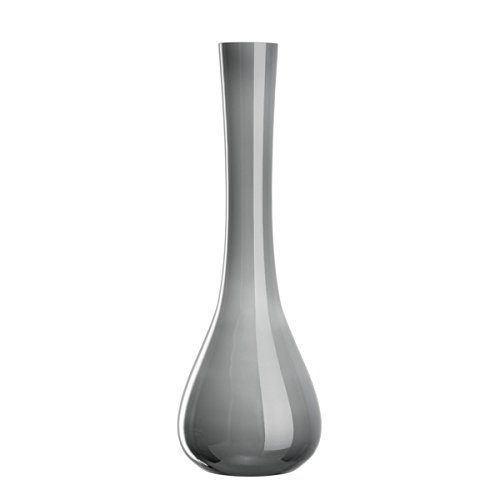 Leonardo Glas Vase Sacchetta, 60 cm, grau