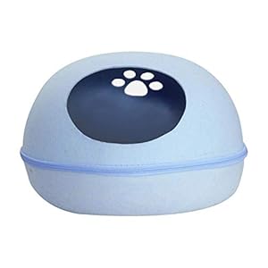 Mascotapara gato perro Cat Pet Beds & House Winter Warm Kennel Cerrado A prueba de viento Sueño profundo Nido de gato en forma de huevo Saco de dormir for gatos Four Seasons Mascotapara gato perro