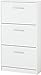 Germania Shoe Cabinet 3602,with 3 flaps, in White, 58 x 105 x 17 cm (WxHxD)