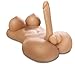 Produktbild BIG DINGELING Lady Boy, Mega real life doll Masturbator, mit Dildo und Anus, pralle Brüste, 7 kg Gewicht