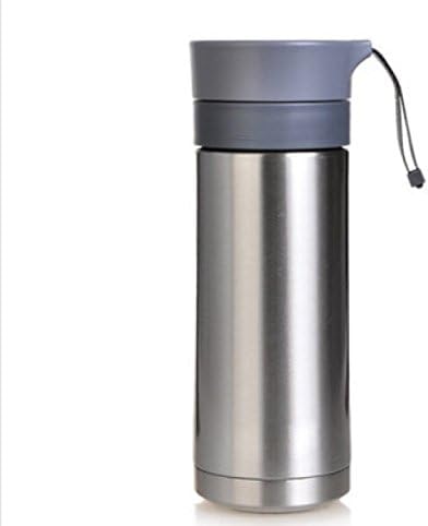 Jazz Creative Lovers Stainless Steel Filter Screen Sports Kettle,Silver-400ml