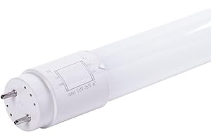 Tubo LED T8 18W 2.880Lm 6000ºK Vidrio 120Cm Conexión 2 Extremos 40.000H [HO-T8GL120-18W-CW] | Greenice
