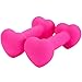 Produktbild Bright love Hantel-Qualität Design ideal für Heimgewicht Training matt, Göttin Must-Have (lila, rosa, rot),Pink,4KG