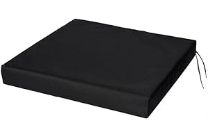 HOLOMAALAHI cojin terraza Exterior 18"x18"(45x45cm) 5cm Cojín de Silla Grueso e Impermeable. Espuma para Cocina, Comedor, Sala de Estar y jardín, Funda extraíble con Cremallera para