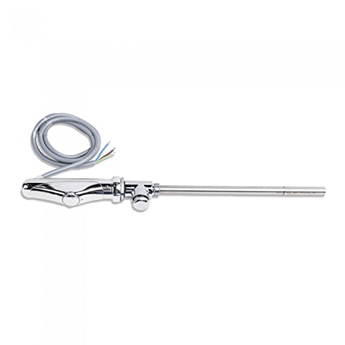 Kristiansund Handtuchheizkörper 1200 x 450mm Chrom mit elektrischem Thermostat Element - 7