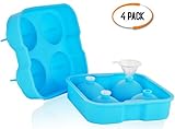 DIVERTIDAS Y DURADERAS. Estas bolas de hielo son perfectas para scotch, whisky, bourbon, gin, refrescos e incluso para crear tu propia versión de las bolas de hielo con sabor. Se derriten lentamente - Duran de 2 a 3 cócteles sin diluir demasiado la bebida. Ahora puedes divertirte más en la fiesta mientras disfrutas de tu bebida.