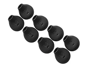 Qweezer 8 pcs (4 Pair) for s6 Level u Earbuds for Earphone Pack of 8 Black