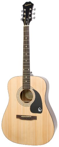 Epiphone DR-100 - Guitarras acústicas con cuerdas metálicas, color natural
