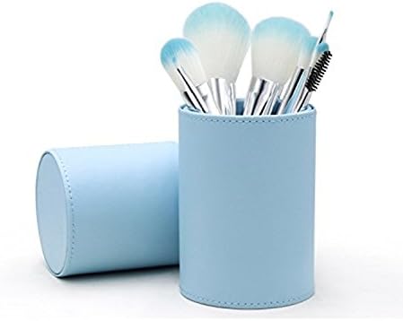 Makeup Brushes Set MINPE Real Techniques Professional Foundation Makeup Tools 10 Pcs for Powder, Blending, Eyebrows, Eye Liner and Eyeshadow Brush Cosmetic Conceler Brushes Kit Tool -Blue
