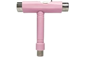 KickFun All-in-One Skate Tools Portable Skateboard T Tool Accessory with T-Type Allen Key and L-Type Phillips Head Wrench Screwdriver