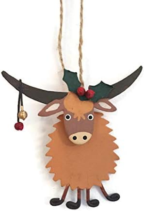 Christmas Highland Coo Hanger