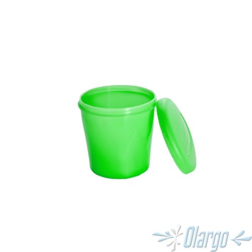 Salat to go Becher inkl. Gabel Dressingbehälter Salatbecher Salatbox 2 go (grün) - 4