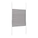 Produktbild Plissee Klemmfix Ohne Bohren 100×130 cm Grau lichtdurchlässig Crushed Optik