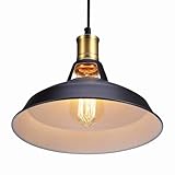 Lampenschirm aus schwarz hochwertigem Metall mit Einbrennlack, Die niedrige Kohlenstoff-Oberfläche, Umweltfreundlich und ungiftig, kein Rost, einheitliche farbe. dick und fest, lange Haltbarkeit, Korrosionsschutz und Kratzschutz. Lebensdauer bis 2 Jaren.