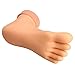 Chinatera Practice Reusable Foot Model Flexible Movable Soft Fake Foot Tool for Nail Art Training Nails Tool