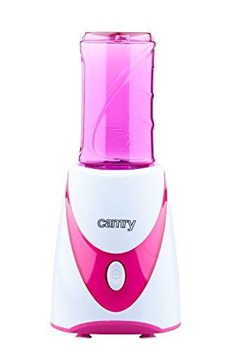 Smoothie-Maker TO GO inkl 2 Trinkbecher Mini-Blender Mixer Ice Crusher Standmixer Mixer Eiweiß Protein Shaker, (Pink) - 2