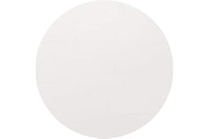 vidaXL Table Top, Solid Wood Top, Replacement Table Top, Wood Top for Dining Table, Coffee Table, Garden Table, White, Diameter 90 x 2.5 cm, Solid Wood, Pine