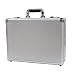 Produktbild XHHWZB Swiss Aluminium Aktenkoffer Gepolstert Laptop Aktenkoffer Combo Lock Hartschalenkoffer Portable Equiment Werkzeugkoffer Silber