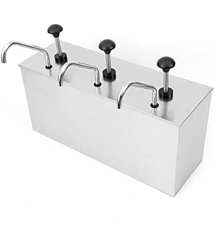 3 Distributeurs De Sauce Araven GN 1/9 | 1,5L Transparent - Lave-vaisselle Safe