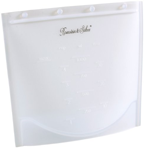 Preisvergleich Produktbild Rosenstein & Söhne Silikonbeutel: Verschließbarer Silikon-Kochbeutel (Kartoffelkochbeutel)