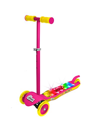 ozbozz light burst scooter pink