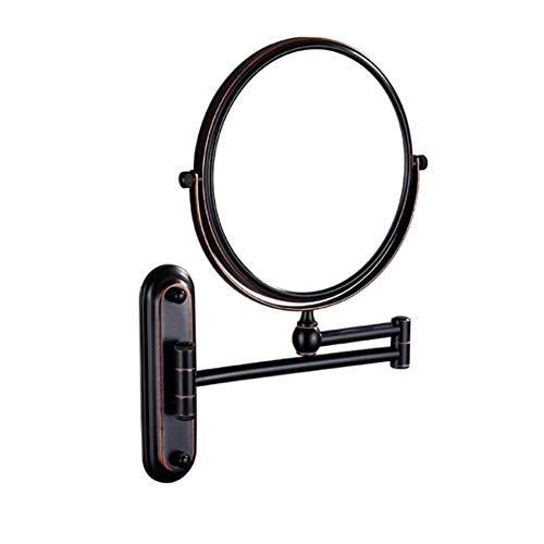 Espejo De Baño Spaire 3 Veces Lupa + Espejo De Doble Cara Ordinario De 8 Pulgadas Montado En La Pared Espejo Se Puede Girar, Retráctil, Cromo