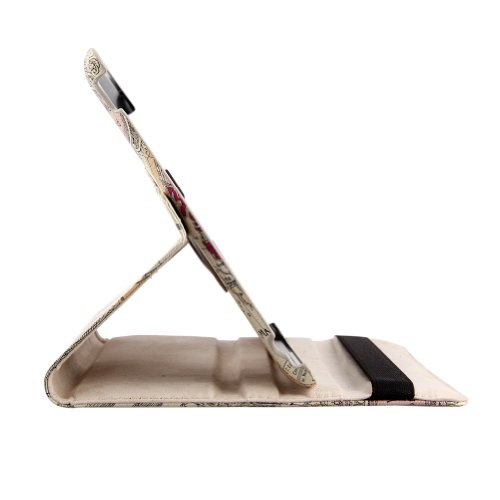 Generic Slim PU Leder Flip Case tasche 360°Drehbar Schutz Hülle Hard Cover für ipad mini - 2