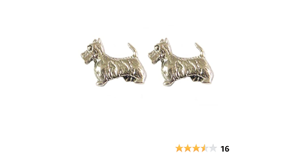 westie earrings