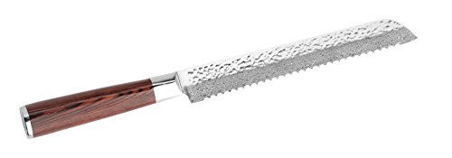 Wakoli Damastmesser (Brotmesser) japanischer Damaststahl VG-10, mit Holzverpackung, Wakoli Deluxe Serie - 3