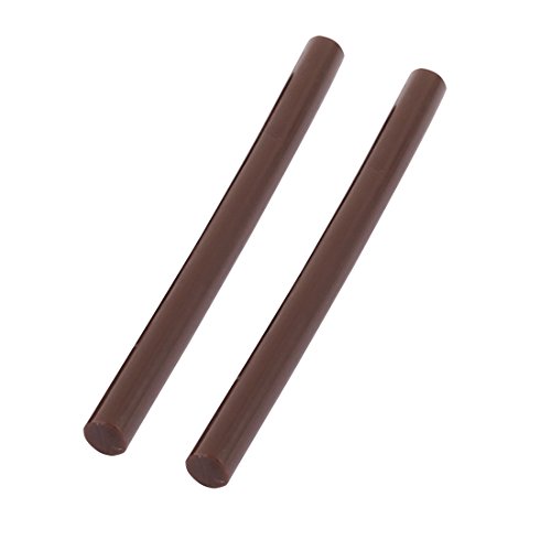 sourcingmap® 5Stk 7mmx100mm Stick Mini braun heißer Schmelzkleber für Heißleim Klebepistole - 2