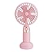 Produktbild JYLJL Lüfter, tragbarer Mini-Luftkühler, Bluetooth-Stereoanlage, USB-Aufladung, geeignet für Büro-, Familien- und Outdoor-Reisen (Color : Pink)