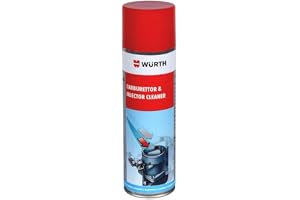 Wuerth Carburettor & Injection Cleaner Spray 500ml Removes Fuel Deposits, Carbon & Grease For 2-Stroke & 4-Stroke Engines