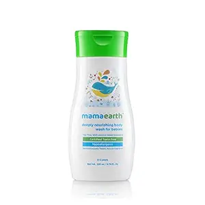 Mamaearth Deeply nourishing wash for babies (200 ml)