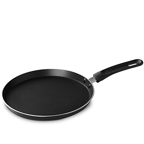 BKPH Nonstick Coating Large Crepe Pan Easy Pancakes Omelette Fried Eggs Tortilla Pita Bread Crepes