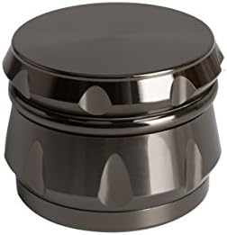 Herbal Grinder, Drums Style Design, Zinc Alloy, 4-pieces