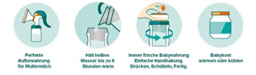 Myyfeed 30201HKB Multifunktionales Zubereitungs System 2:1 – Frische Milchzubereitung, Babykost wärmen oder kühlen - 10