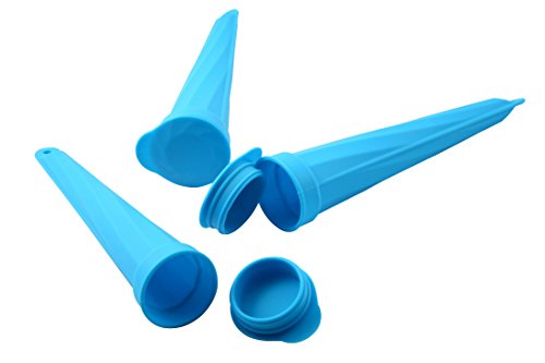 baekka - Ice-Lolly moldes, Juego de 3 Silicona Ice Pop Maker/Hielo Lolly