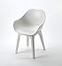 Produktbild Kunststoff Schalensessel Ghibli Bianco, IPAE Progarden, Made IN Europe, bis 120 kg belastbar