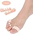 Produktbild LQFLD Zehenspreizer und Glätteisen, leicht zu tragen in Schuhen, Hallux Valgus Aid Splint zur Schmerzlinderung bei müden, schmerzenden Füßen für Frauen und Männer 5 Paar