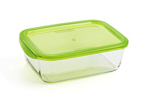 Luminarc Keep'n'Box - Recipiente rectangular de vidrio con tapa, 82 cl